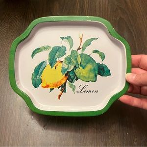 Vintage small ton lemon tray